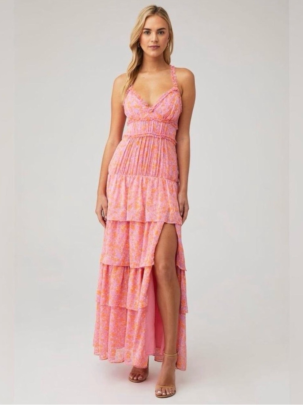 Likely Athena Maxi Dress in Pink. NWT. Size 10
